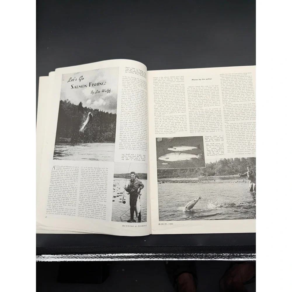 Vintage‎ Hunting And Fishing Magazine March 1941 Dogs Guns Camping Outdoorsman